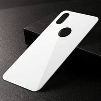 iPhone XS Max Curved T Glass Rear Protector | White - MIZO.at