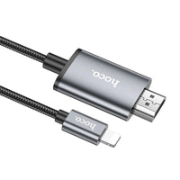 Lightning auf HDMI Kabel 2m 1080p iPhone TV Adapter Hoco UA27 - MIZO.at