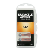 Duracell ActivAir 312 Batteries 6er Pack Made in Germany - MIZO.at