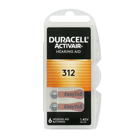 Duracell ActivAir 312 Batteries 6er Pack Made in Germany - MIZO.at