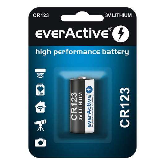 1er Pack everActive CR123A Lithium Foto Batterie 3V - MIZO.at