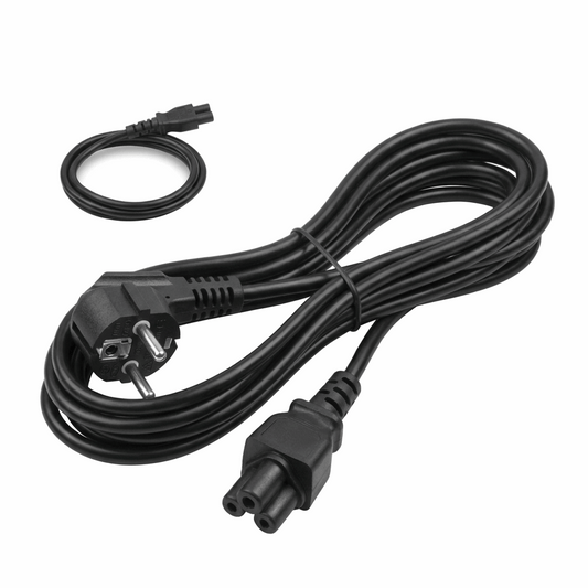 Laptop Netzkabel Kleeblatt C5 1,5m Stromkabel CableTech - MIZO.at