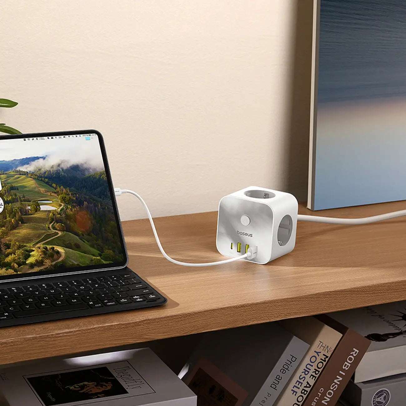 Baseus PowerCombo 7-in-1 Cube | Power Strip with USB & USB-C