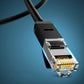CAT 6 Ethernet Kabel 8m – 1000Mbps Netzwerk LAN Kabel Schwarz - MIZO.at