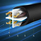 CAT 6 Ethernet Kabel 8m – 1000Mbps Netzwerk LAN Kabel Schwarz - MIZO.at