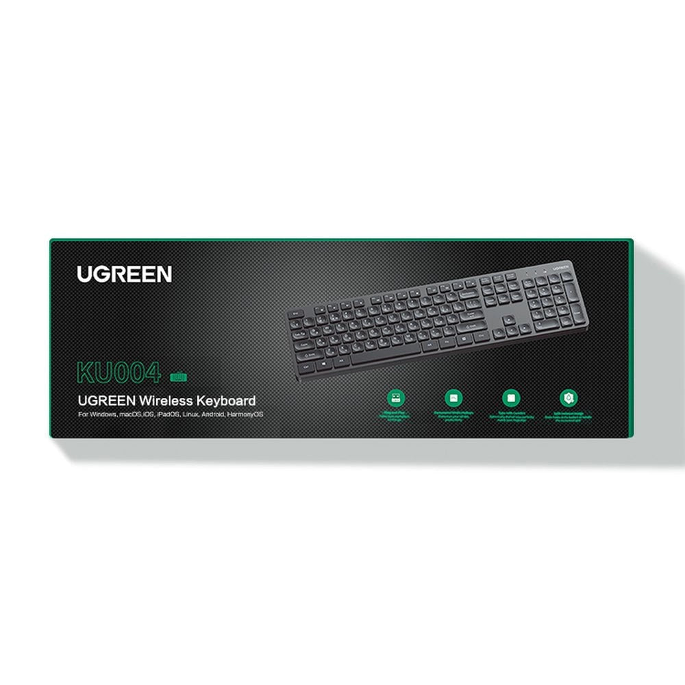Ugreen Wireless Keyboard | Full-Size Layout, 2.4GHz Connectivity - MIZO.at
