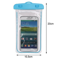 Wasserdichte Handyhülle für Pool, Strand & Kajak – Blau - MIZO.at