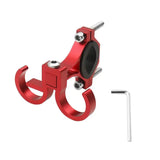 FS366 Doppel-Schleifen Einkaufshaken Rot – Aluminium für E-Scooter & Bike - MIZO.at