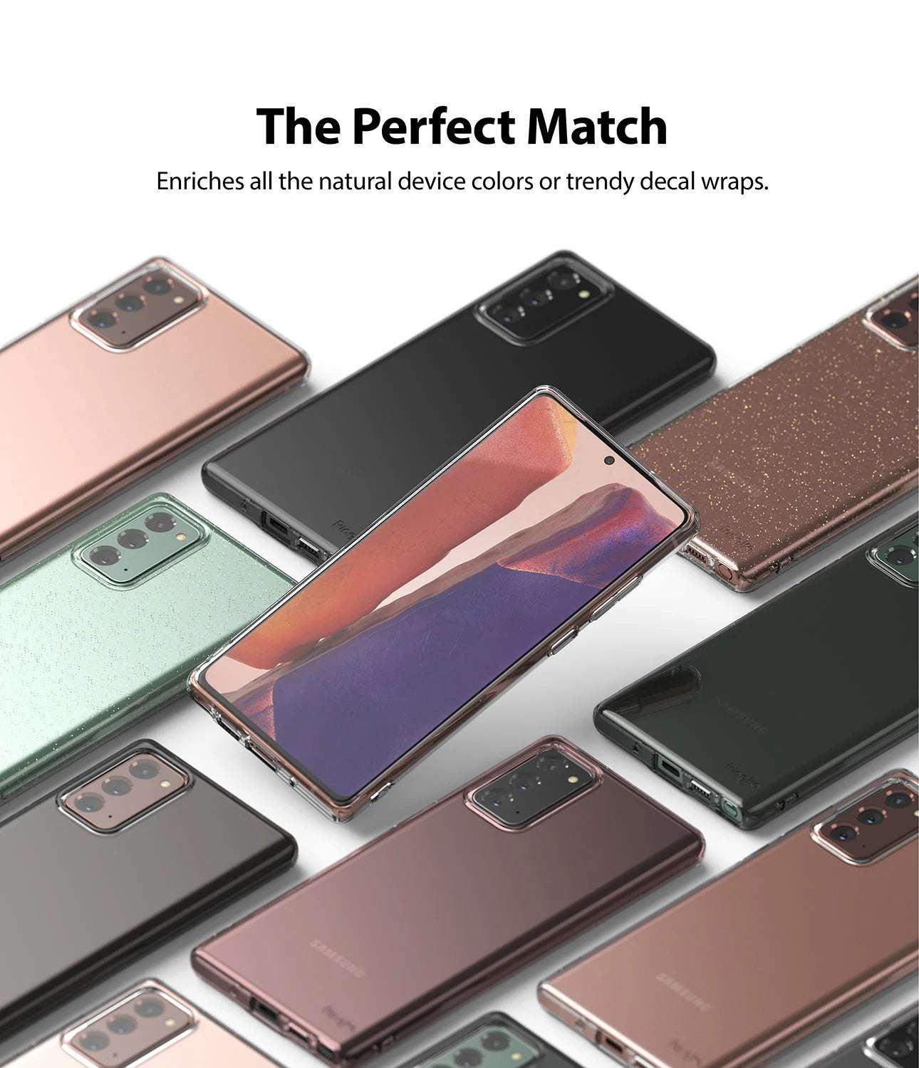 Galaxy Note 20 Case Air Smoke Black | Slim & Durable Protection - MIZO.at