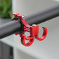 FS366 Doppel-Schleifen Einkaufshaken Rot – Aluminium für E-Scooter & Bike - MIZO.at