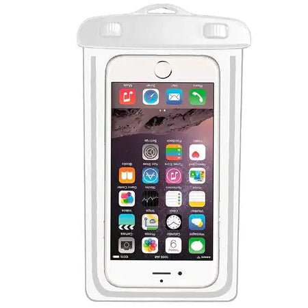 Universal Wasserschutzhülle für Smartphone – Weiß - MIZO.at