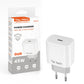Teltech GaN Netzteil USB-C 45W Weiß TCH06 - MIZO.at