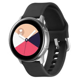 Universal 22mm Silikon Smartwatch Band Schwarz | Bequemes Uhrenarmband - MIZO.at