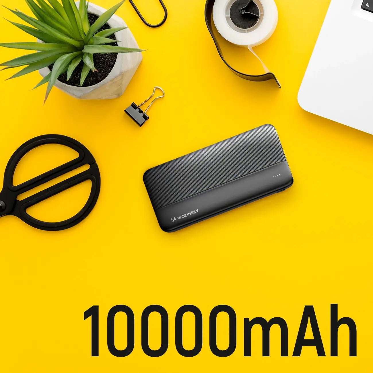 Wozinsky 10000mAh Powerbank Black | Dual USB Portable Charger