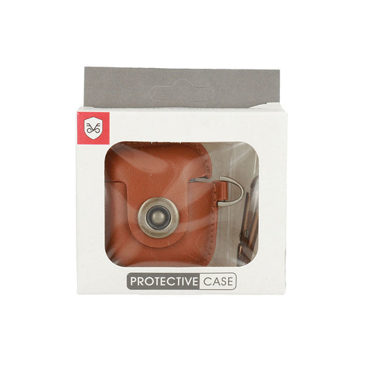 Leather Case for AirPods | Light Brown, Protective, High-Quality - MIZO.at