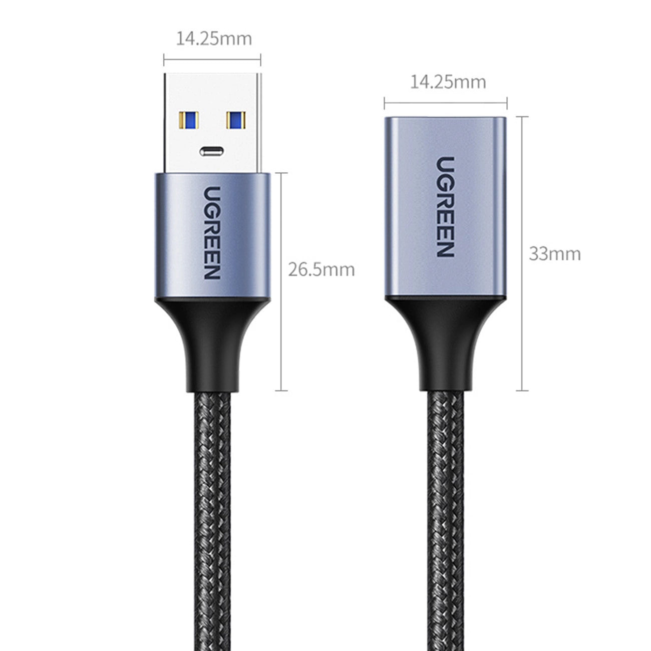 Ugreen US115 USB-A Extension Cable | 5m USB 3.0 High-Speed - MIZO.at
