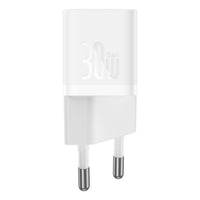 Baseus GaN5 30W USB-C Mini Schnellladegerät Weiß - MIZO.at