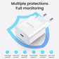 Jellico AK180 20W PD USB-C Schnellladegerät – Weiß - MIZO.at