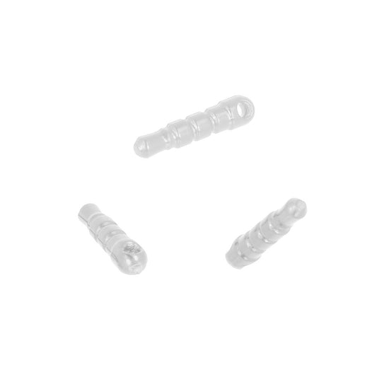 3,5 mm Klinken-Schutzkappen Silikon Weiß | 5er-Set - MIZO.at