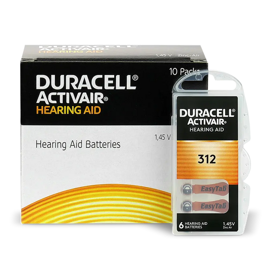 Duracell ActivAir 312 Batteries 6er Pack Made in Germany - MIZO.at