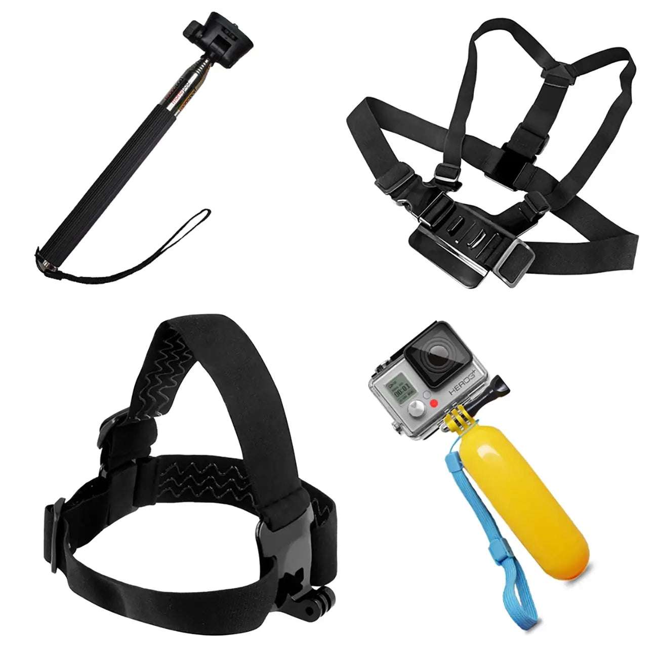 9-in-1 GoPro Accessory Kit | Multi-Mount Adventure Set