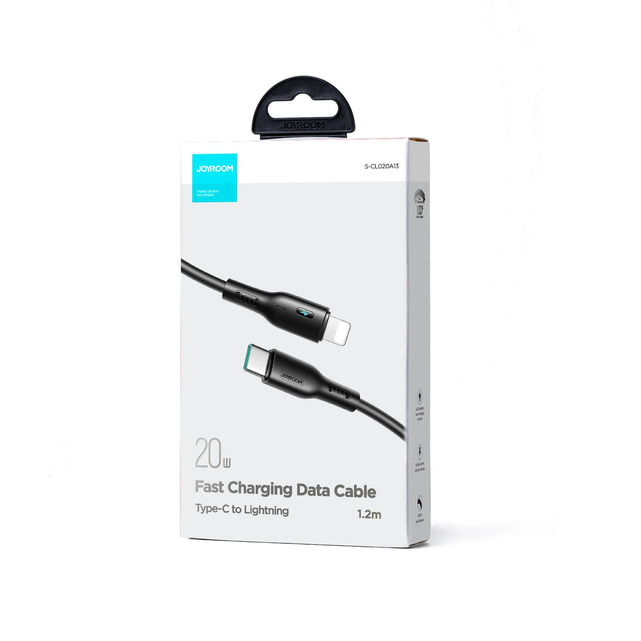 Joyroom USB-C to Lightning Cable | 20W Fast Charging 1.2m Black - MIZO.at