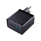 Joyroom GaN 67W Ladegerät (4 Ports: 2C+2A) inkl. USB-C Kabel (Schwarz) - MIZO.at