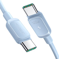 Joyroom 100W USB-C to USB-C Cable | Fast Charging 1.2m Blue - MIZO.at
