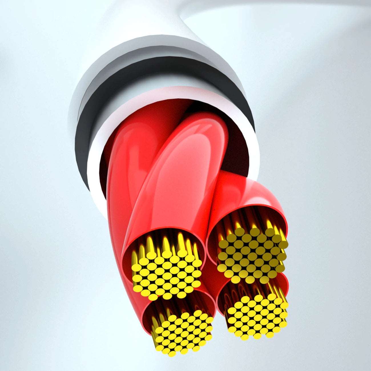 Dudao 3in1 Universal USB Cable | USB-C, Micro USB, Lightning - 6A - MIZO.at