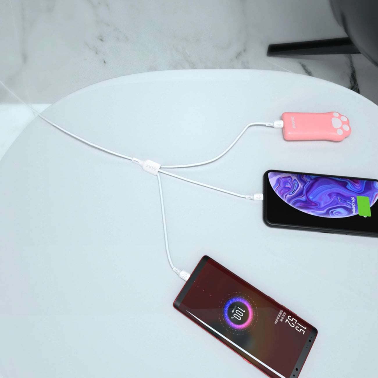 Dudao 3in1 Universal USB Cable | USB-C, Micro USB, Lightning - 6A - MIZO.at