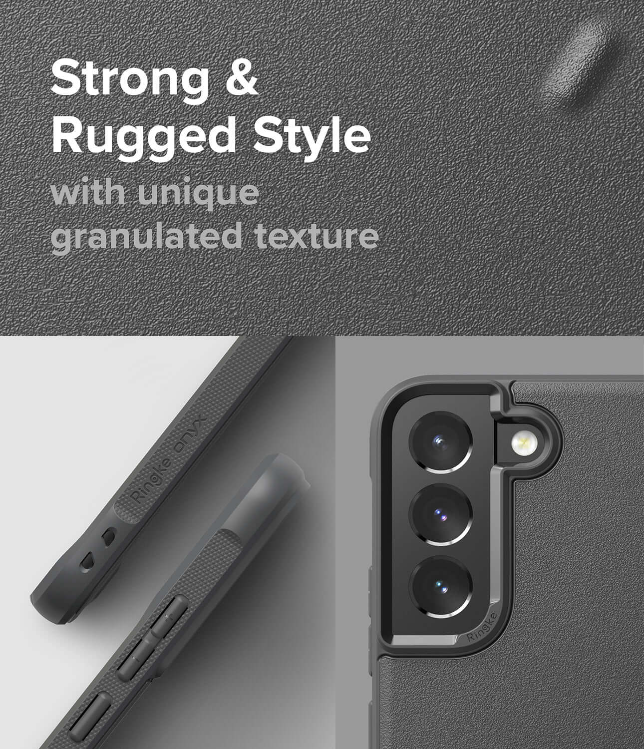 Galaxy S22+ Case Onyx Dark Gray | Durable TPU Protection - MIZO.at