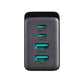 Joyroom GaN 67W Ladegerät (4 Ports: 2C+2A) inkl. USB-C Kabel (Schwarz) - MIZO.at