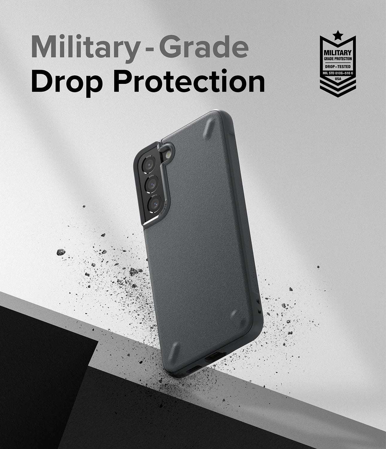Galaxy S22+ Case Onyx Dark Gray | Durable TPU Protection - MIZO.at