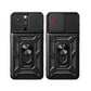 iPhone 15 Pro Schutzhülle – Hybrid Armor CamShield Case Schwarz mit Kameraschutz - MIZO.at