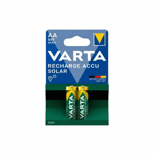 VARTA SOLAR R6/AA Ni-MH 800mAh Wiederaufladbar 2er Pack - MIZO.at