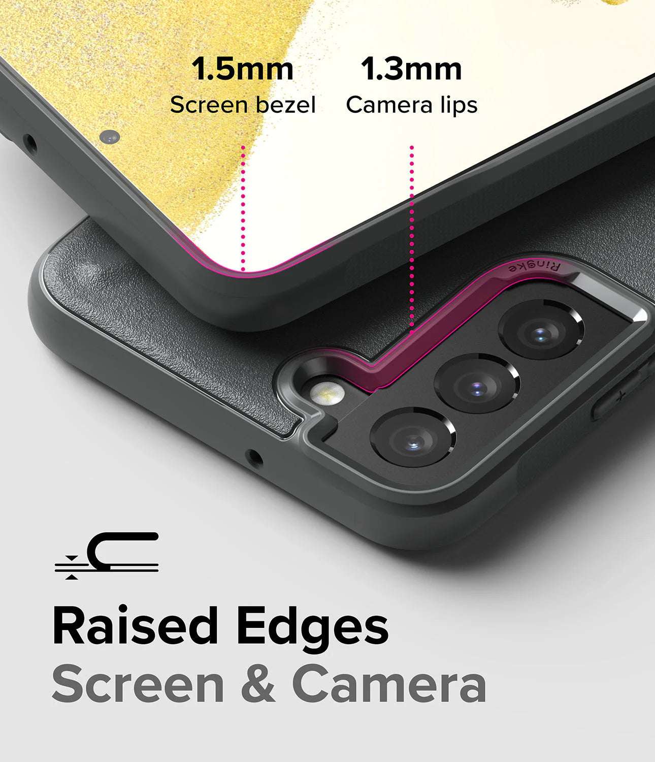 Galaxy S22+ Case Onyx Dark Gray | Durable TPU Protection - MIZO.at