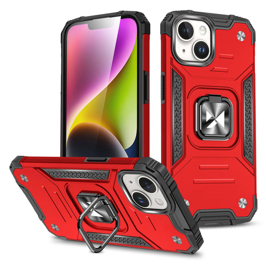 iPhone 15 Schutzhülle – Wozinsky Ring Armor Case Rot - MIZO.at
