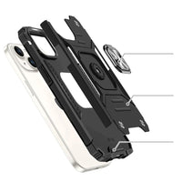 iPhone 15 Pro Max Wozinsky Ring Armor Case | Silver Ultimate Protection - MIZO.at