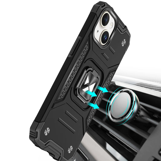 iPhone 15 Schutzhülle – Wozinsky Ring Armor Case Rosagold - MIZO.at