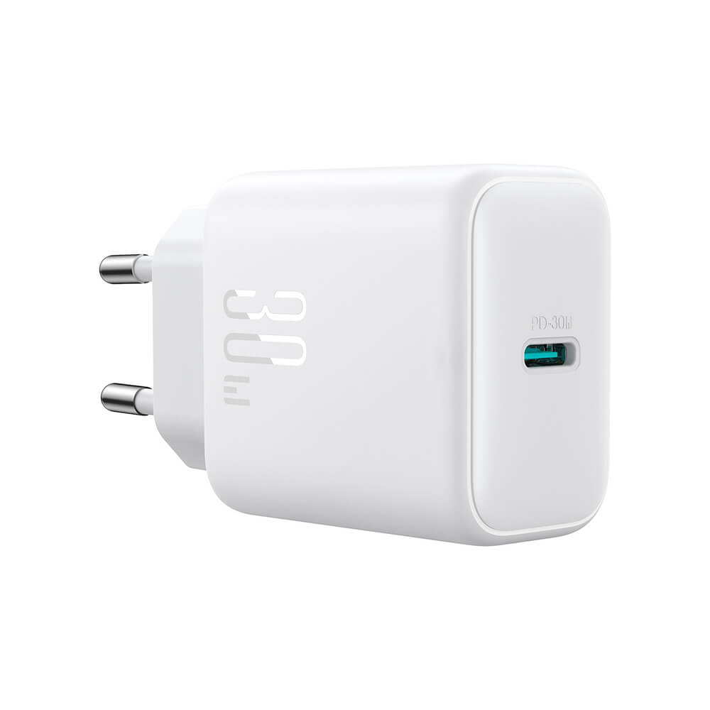 Joyroom JR-TCF24 30W USB-C PD Schnellladegerät QC SFC Weiß - MIZO.at