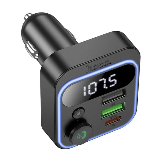 HOCO E85 FM Bluetooth Transmitter Auto Adapter Car FM Bluetooth - MIZO.at