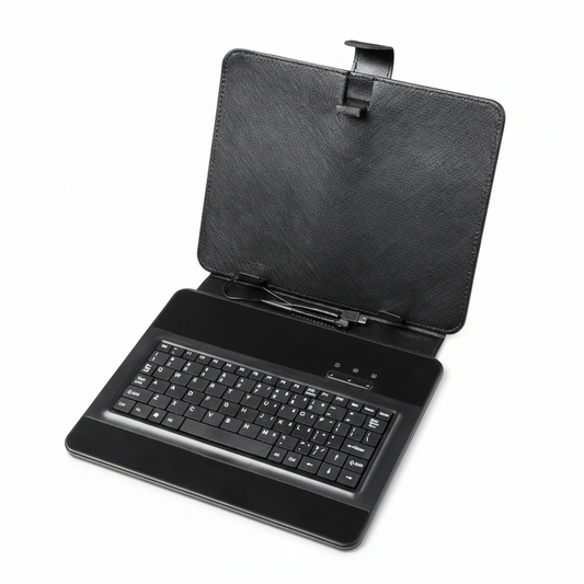 Tablet Hülle 9,7 Zoll mit Tastatur Micro USB Universal - MIZO.at