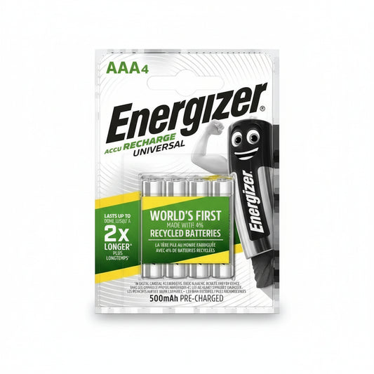 Energizer R03/AAA Ni-MH 500mAh Wiederaufladbar 4er Pack - MIZO.at