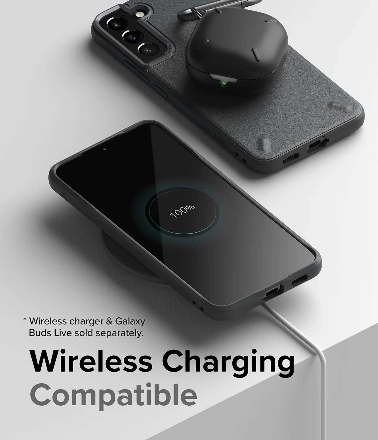 Galaxy S22+ Case Onyx Dark Gray | Durable TPU Protection - MIZO.at