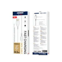 3.1A Lightning Charging Cable 1m - Jellico KDS-30 (White) - MIZO.at