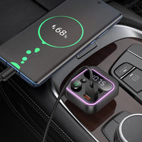 HOCO E85 FM Bluetooth Transmitter Auto Adapter Car FM Bluetooth - MIZO.at