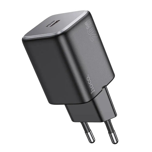 Hoco USB-C QC PD 20W N40 Schnellladegerät Schwarz - MIZO.at