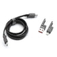 FORCELL 4in1 Kabel 60W PD QC USB-C zu C/Lightning 1m Chrome - MIZO.at