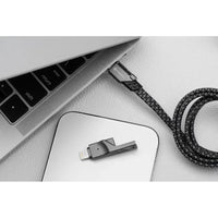 FORCELL F-ENERGY C241 4in1 Cable QC PD 3A 60W 1m Chrome - MIZO.at