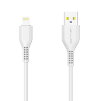 3.1A Lightning Charging Cable 1m - Jellico KDS-30 (White) - MIZO.at